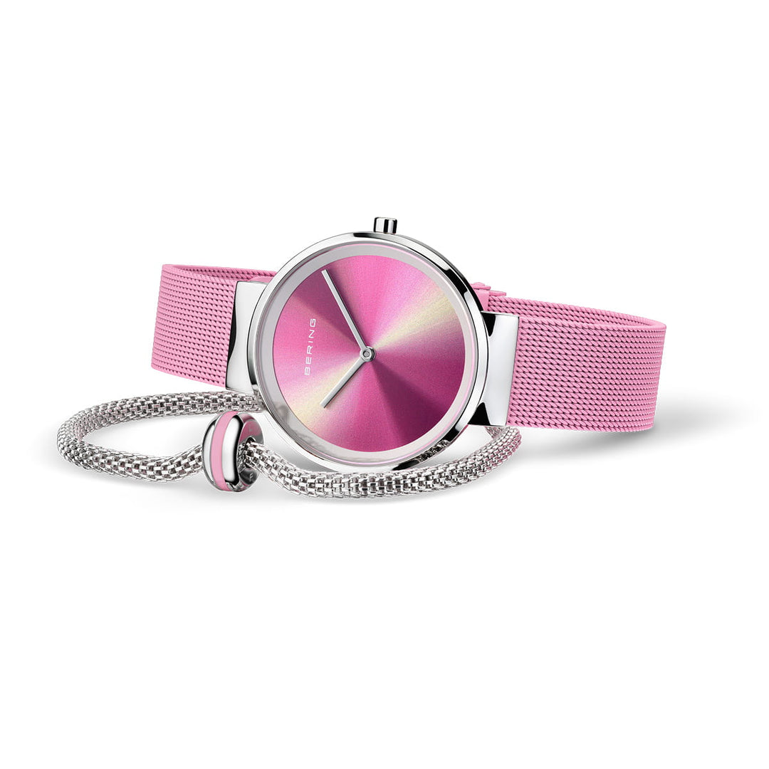 Bering ladies watch multi-colored dial - 19031-999-GWP