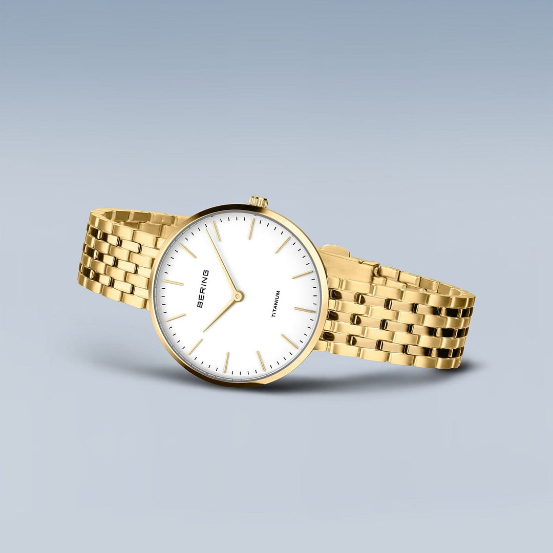 Bering ladies watch white dial - 19334-334