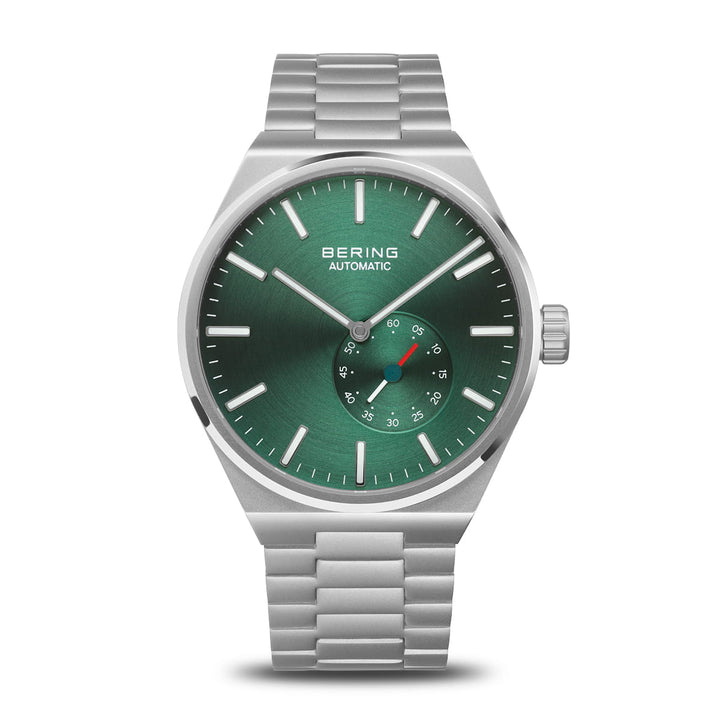 Bering men's watch green dial - 19441-708