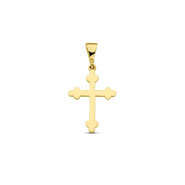 pendant cross 14K yellow gold