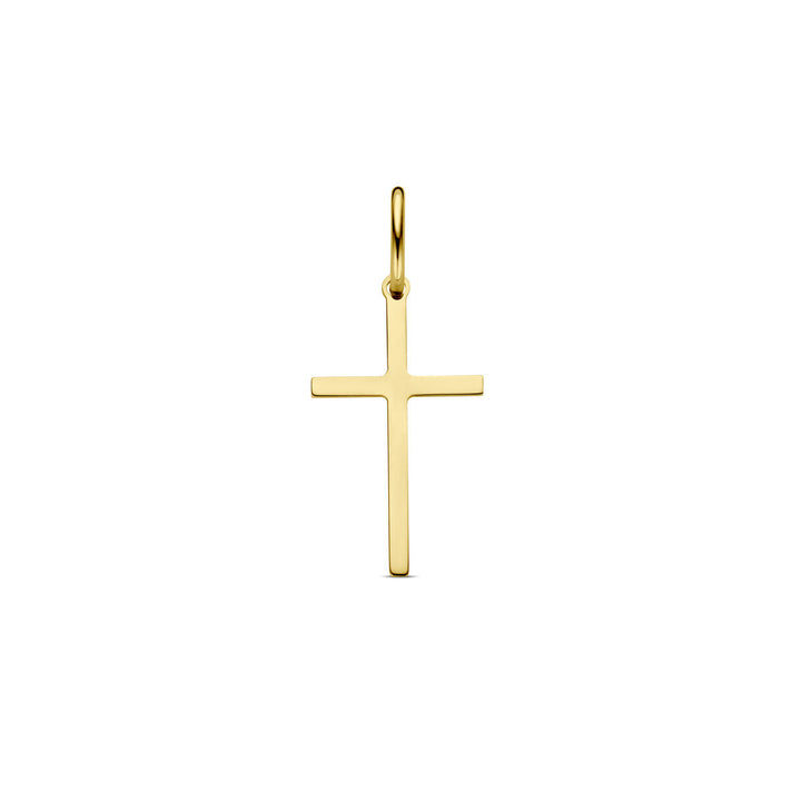 pendant cross 14K yellow gold