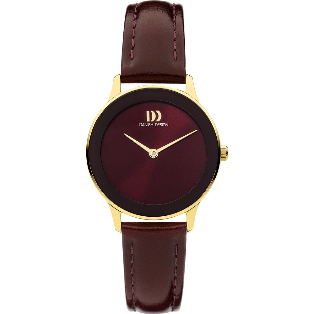 Danish design ladies watch burgundy dial - IV27Q1288
