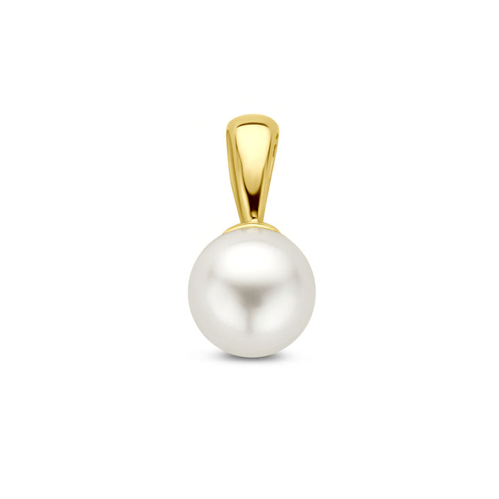 pendant pearl 5.5 mm 14K yellow gold