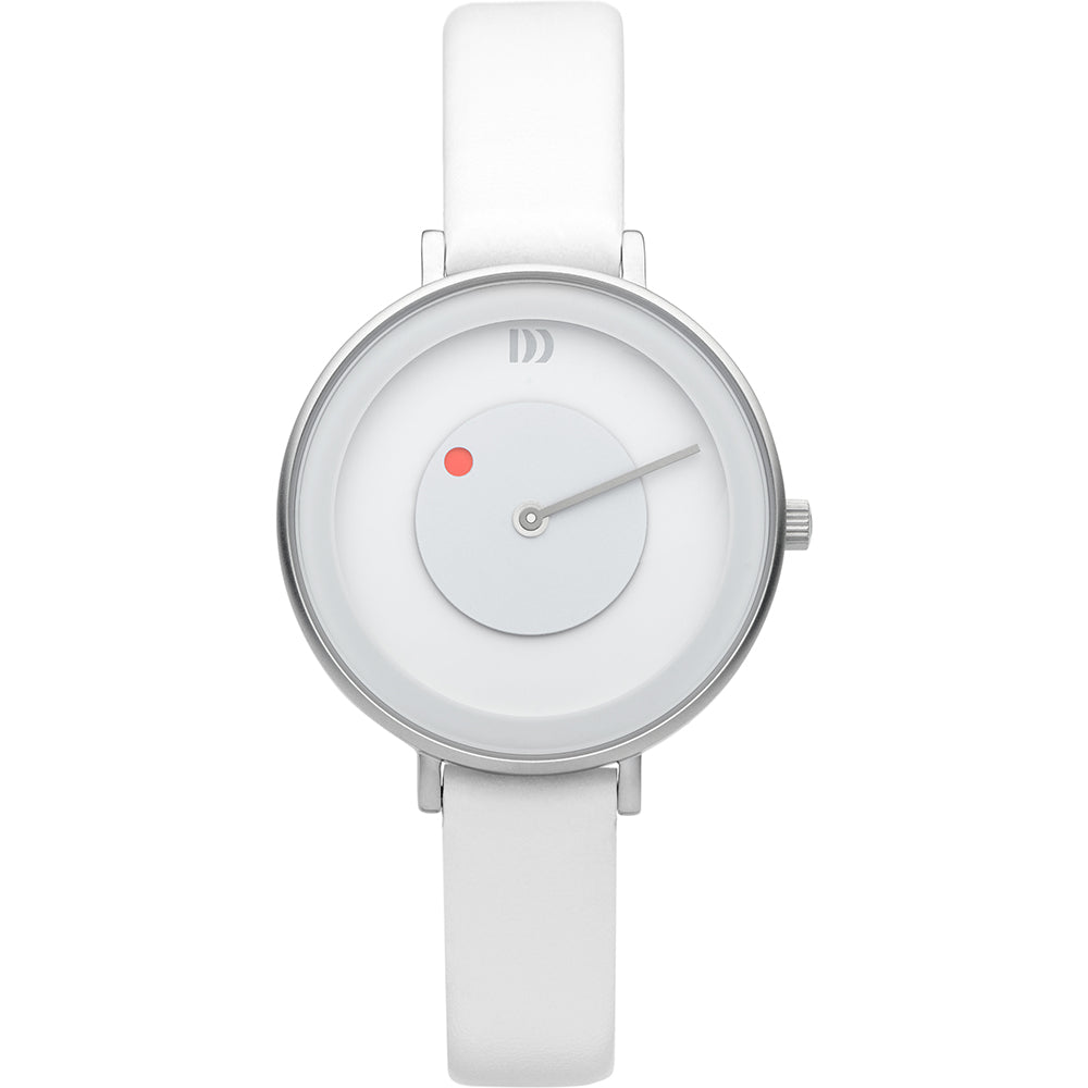 Danish design dames horloge witte wijzerplaat - IV12Q1260