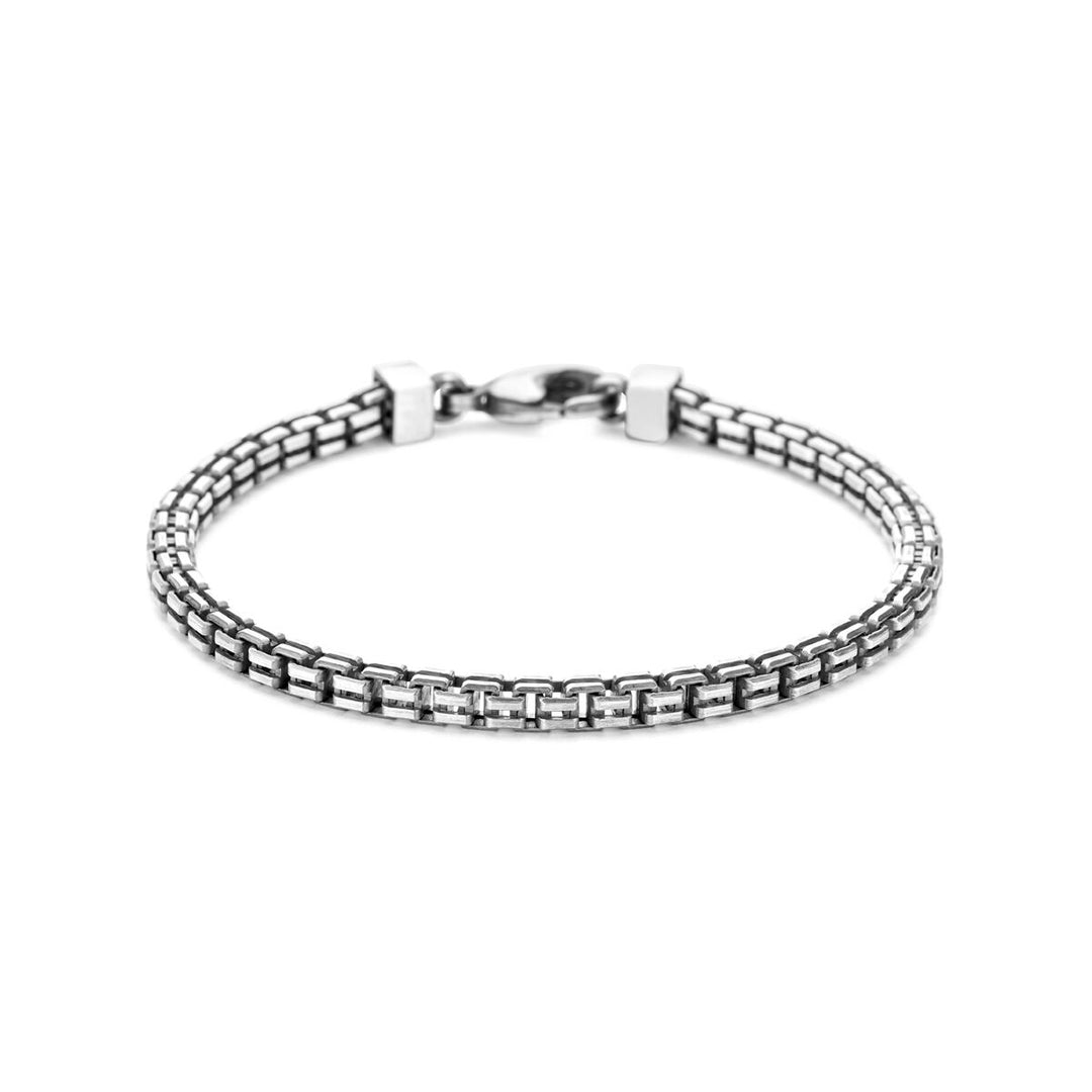 bracelet oxi 3.0 mm silver oxidized