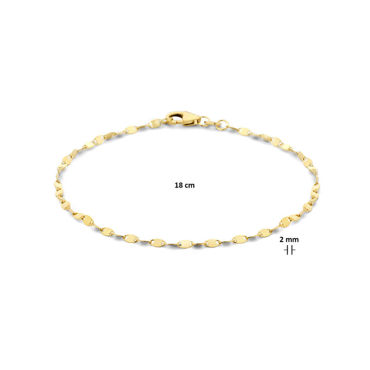 Gold bracelet ladies 14K