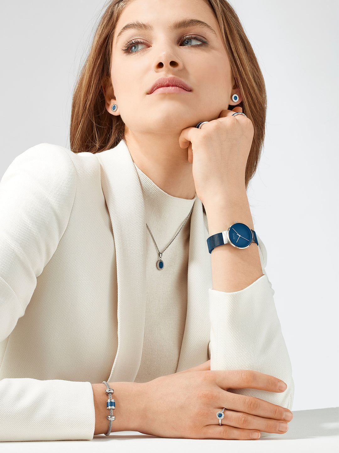 Bering ladies watch blue dial - 14331-307
