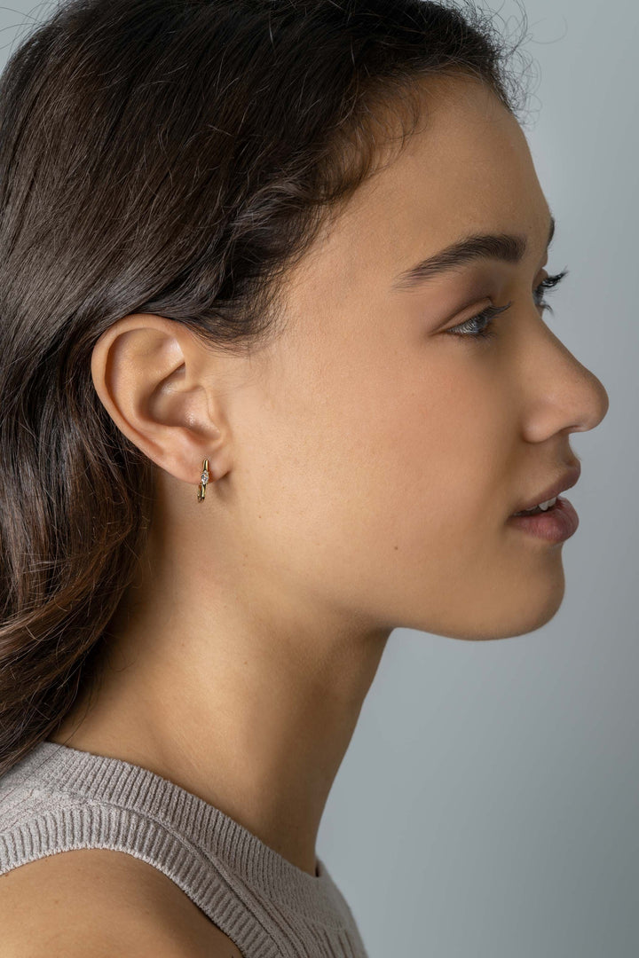 Zinzi Earrings Gold Plated Zio2448 G