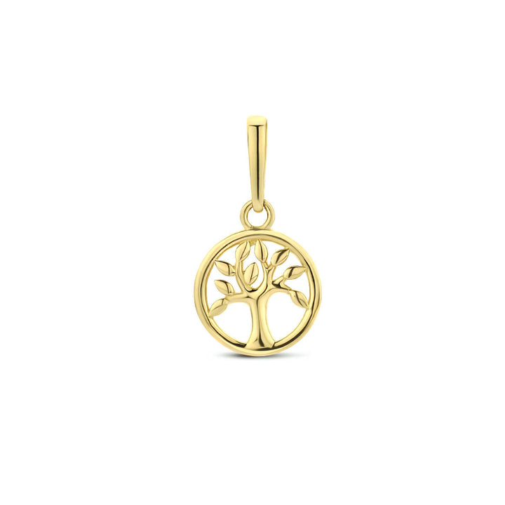 pendant tree of life 14K yellow gold