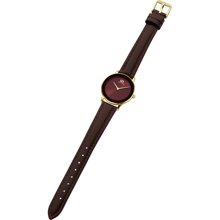 Danish design ladies watch burgundy dial - IV27Q1288