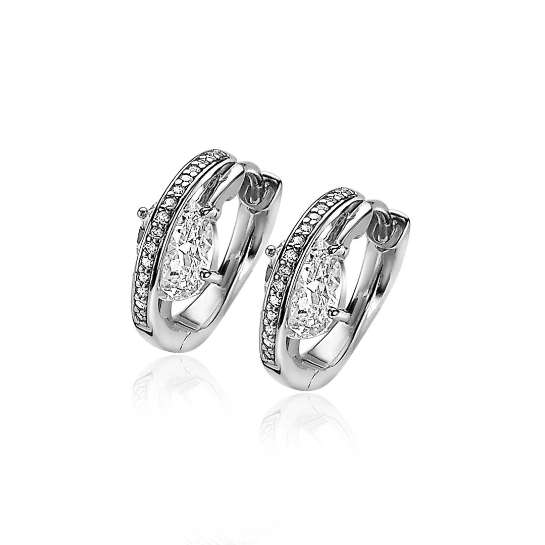 Zinzi Oorbellen Zilver Zio2190