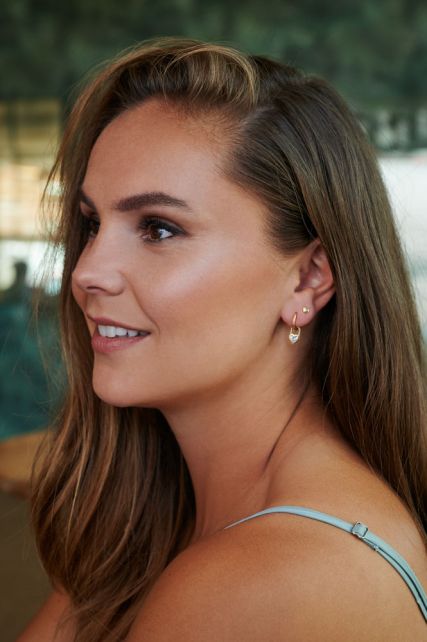 Zinzi Earrings Gold Plated Zich2306