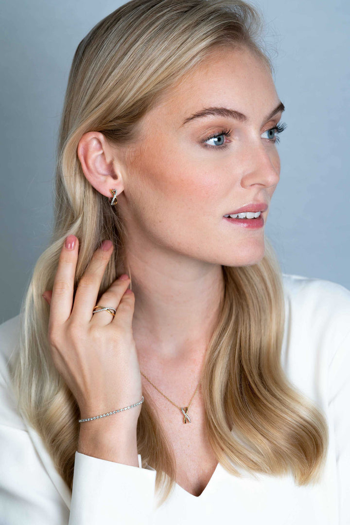 Zinzi Earrings Gold Plated Zio2234