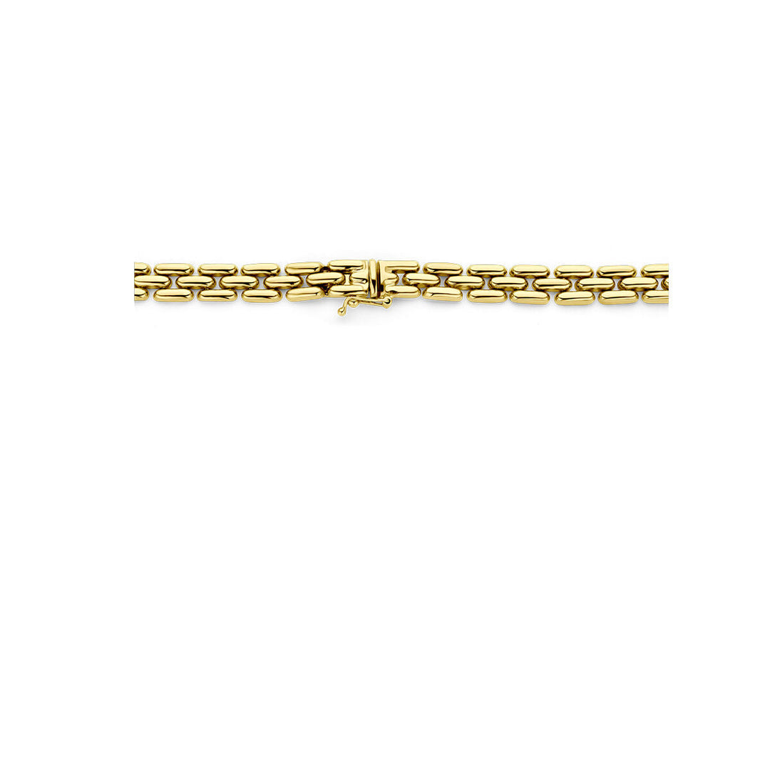 necklace panther 6.5 mm 44 cm 14K yellow gold