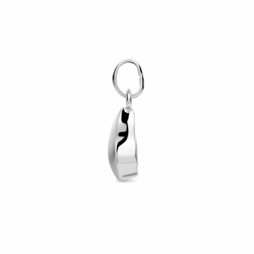 hanger zirkonia poli/mat zilver gerhodineerd