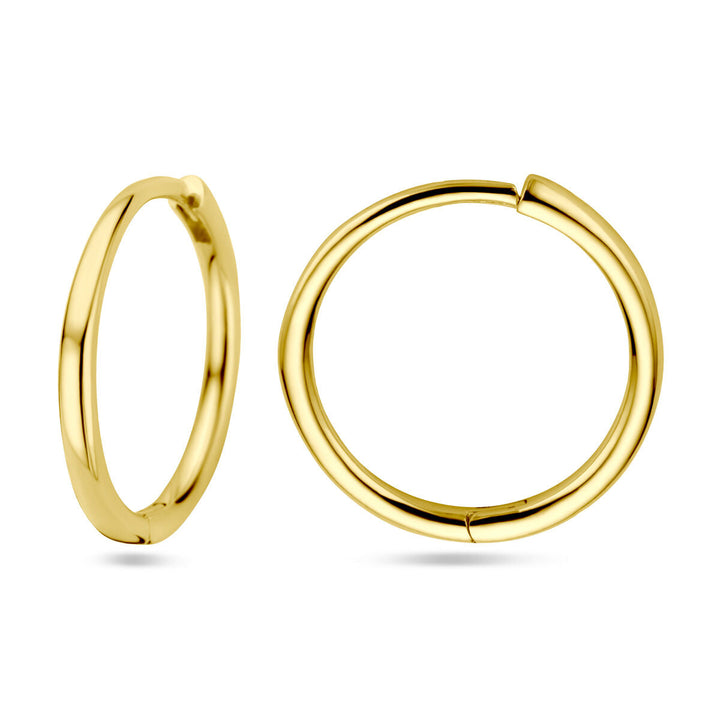 klapoorringen 14K geelgoud