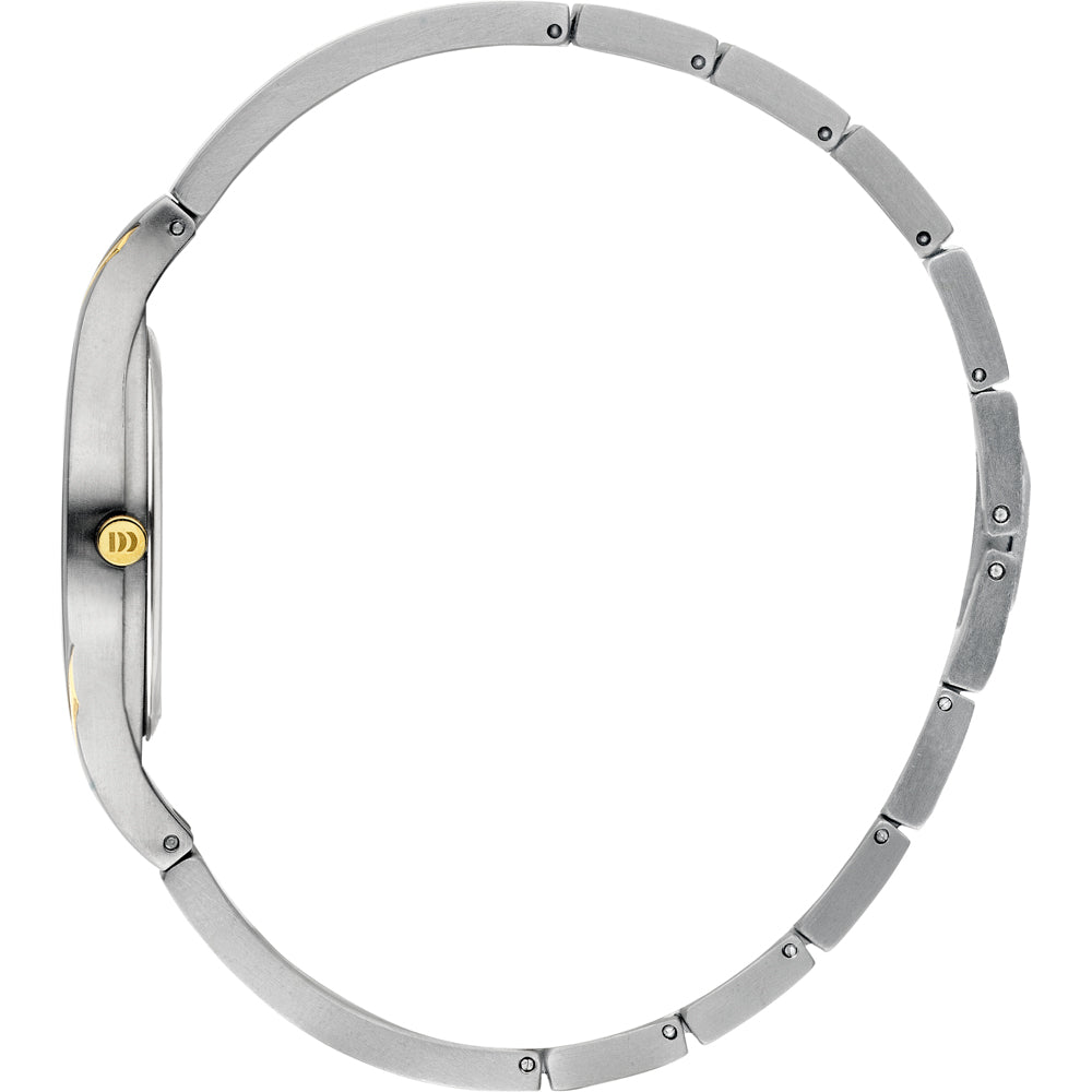 Danish design dames horloge zilveren wijzerplaat - IV65Q1281