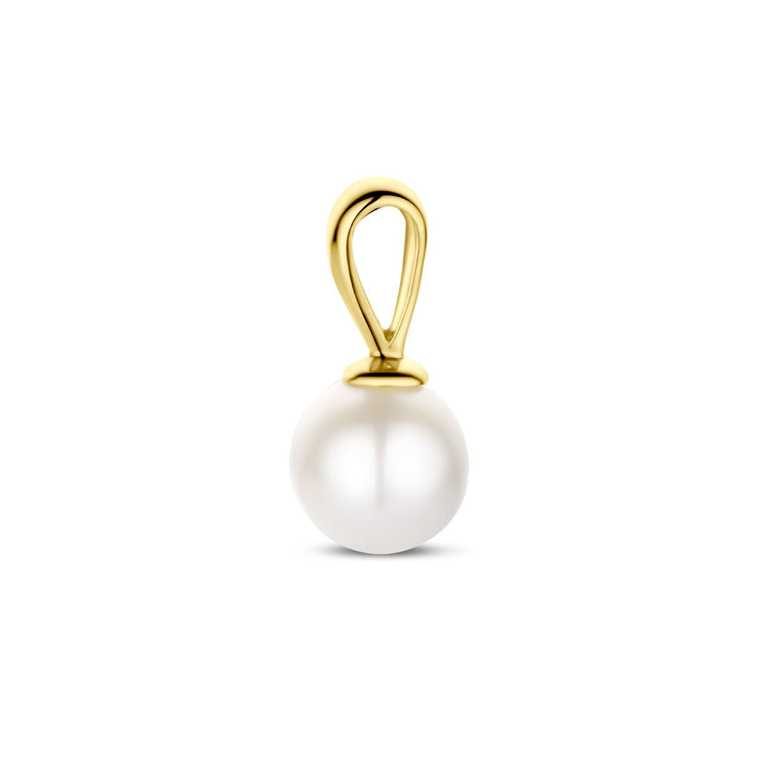 pendant pearl 5.5 mm 14K yellow gold