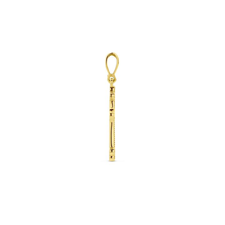 pendant cross 14K yellow gold