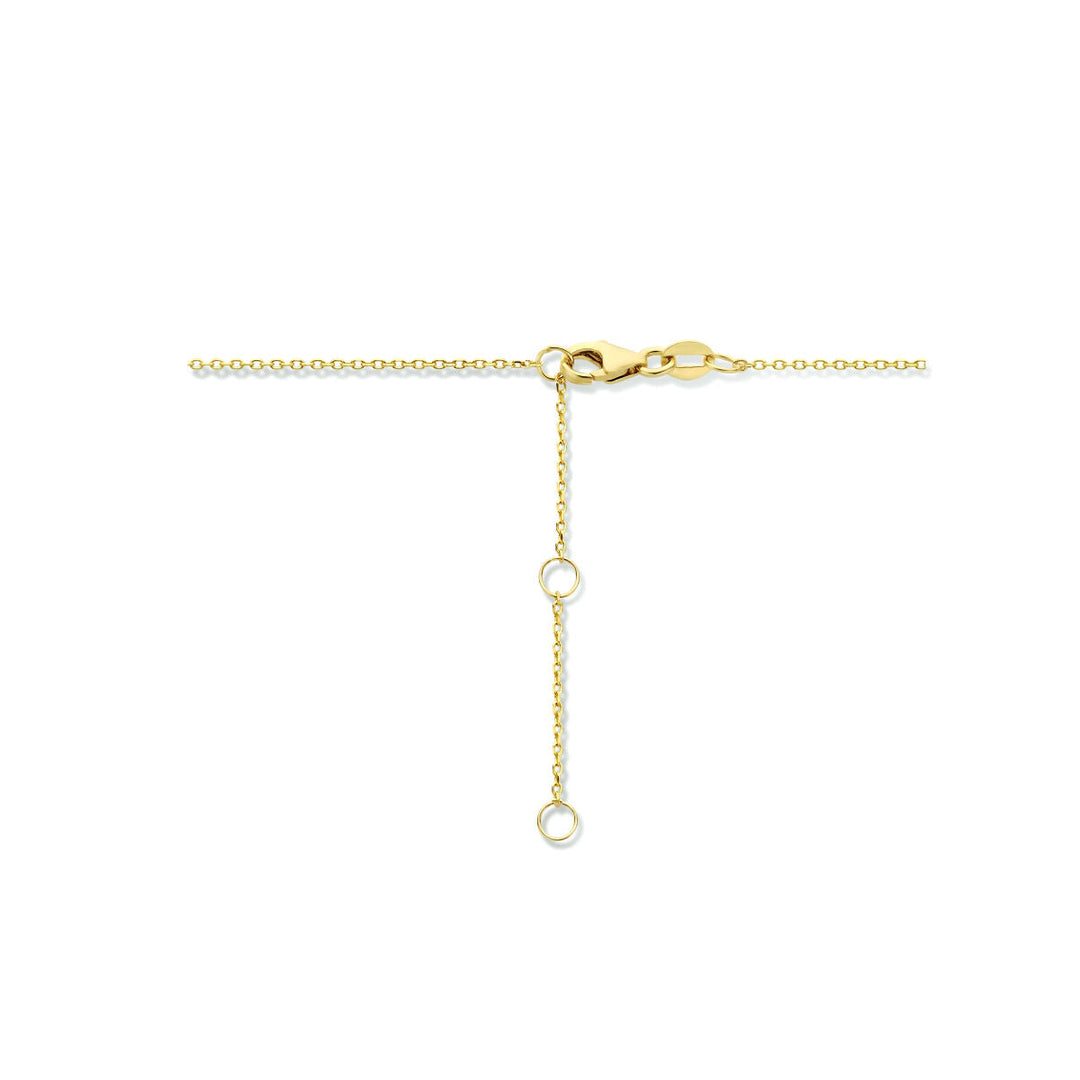 necklace hearts 40 - 42 - 44 cm 14K yellow gold