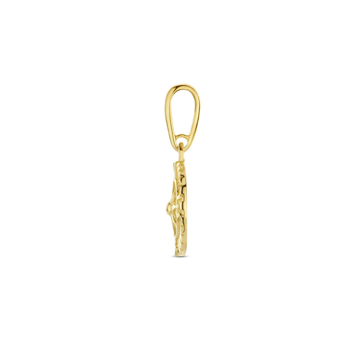 pendant compass 14K yellow gold