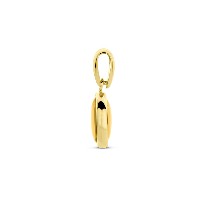 pendant citrine 14K yellow gold