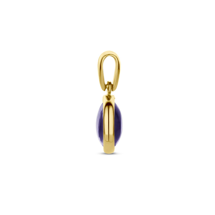 pendant amethyst 14K yellow gold