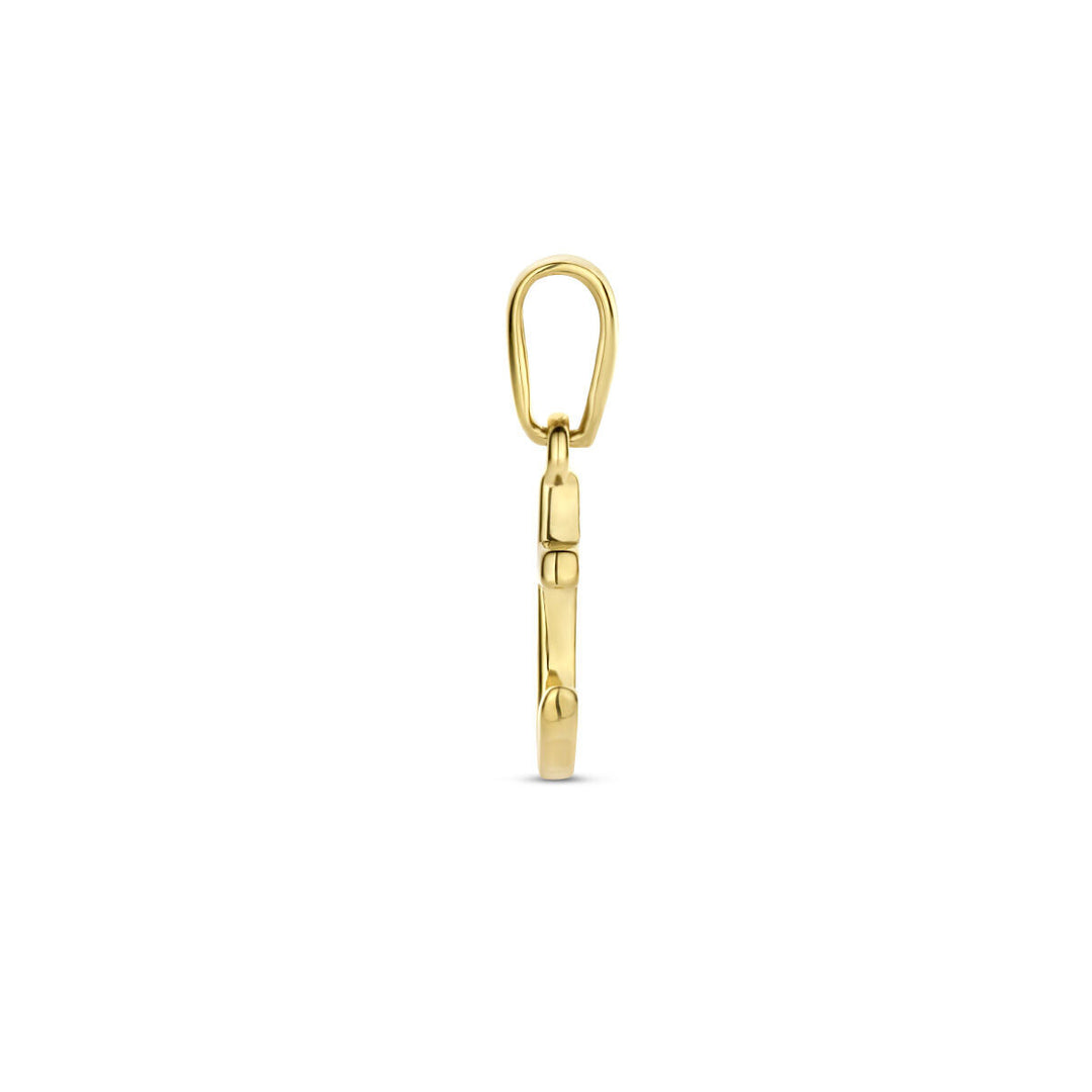 pendant anchor 14K yellow gold