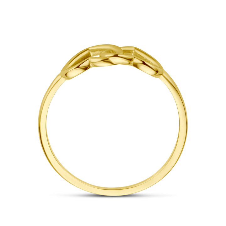 ring hearts 14K yellow gold