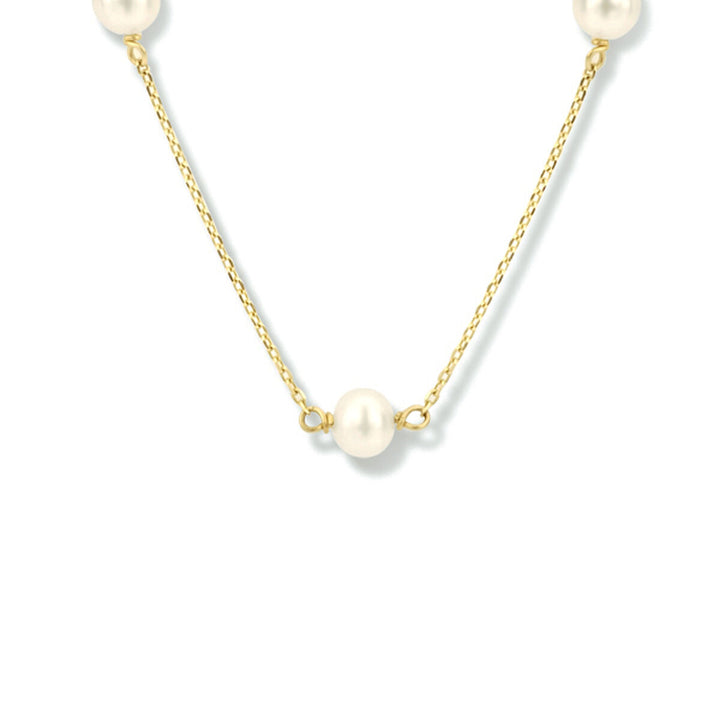 necklace pearl 40 - 42 - 44 cm 14K yellow gold