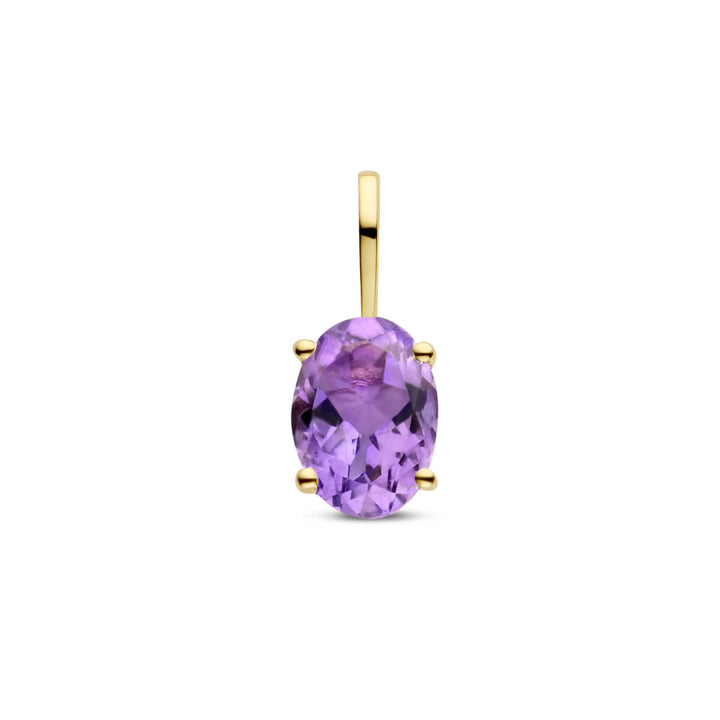 pendant with birthstone 14K yellow gold