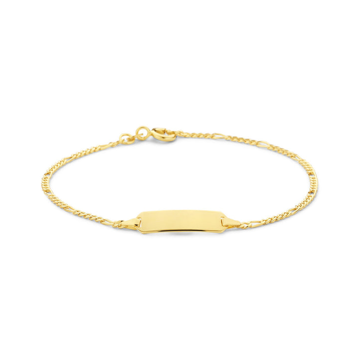 engraving bracelet 19 cm 14K yellow gold 