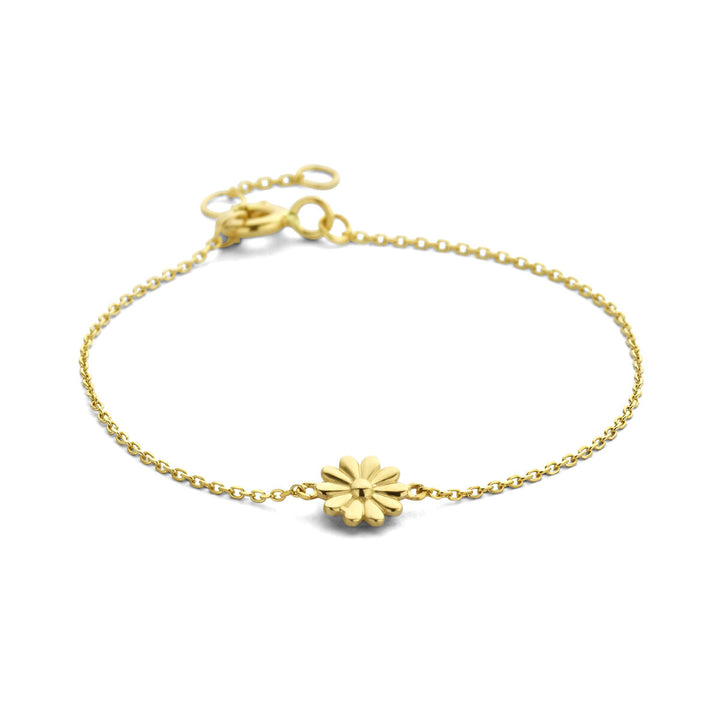 bracelet flower 11 - 12 - 13 cm 14K yellow gold