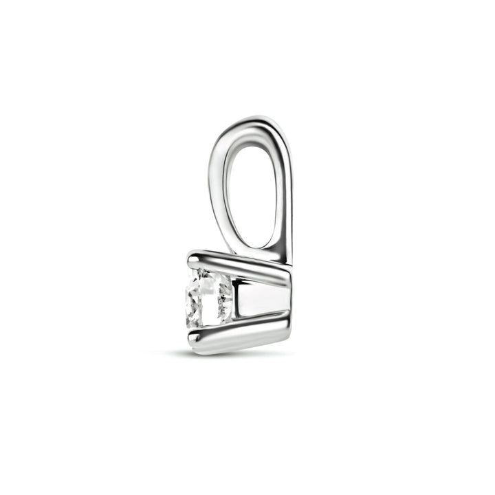 pendant diamond h si 14K white gold