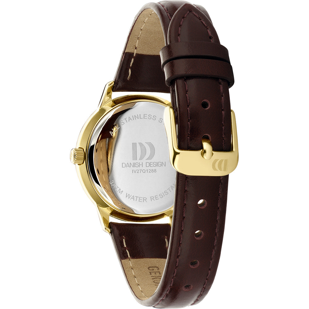 Danish design ladies watch burgundy dial - IV27Q1288