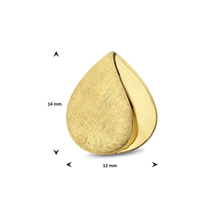 pendant polish/matt 14K yellow gold