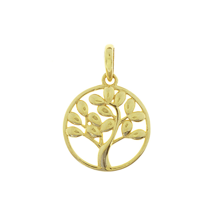 pendant tree of life 14K yellow gold