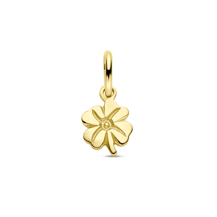 hanger klaver 14K geelgoud
