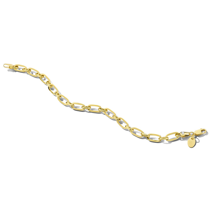 bracelet anchor 5.5 mm 19 cm Zilgold (yellow gold with silver core)