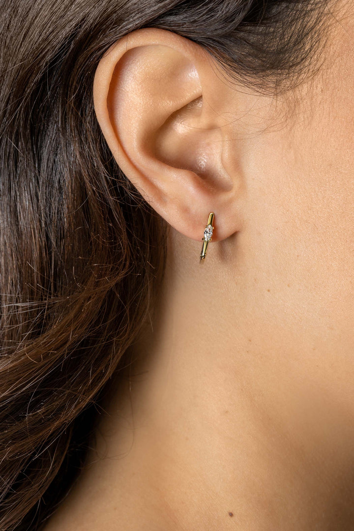 Zinzi Earrings Gold Plated Zio2448 G