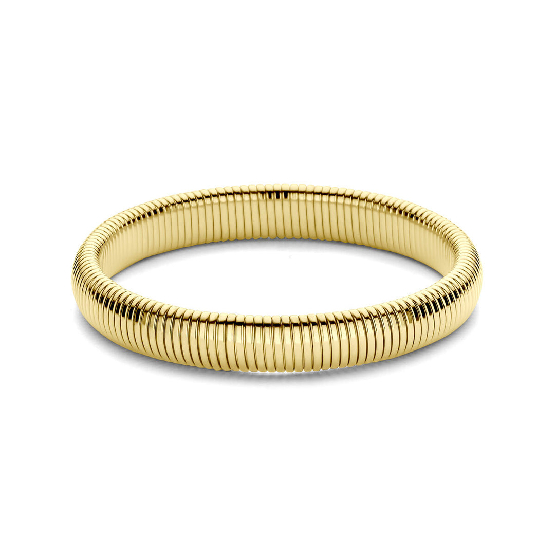 Stalen tubogas armband – geelgoudkleurige ion plating