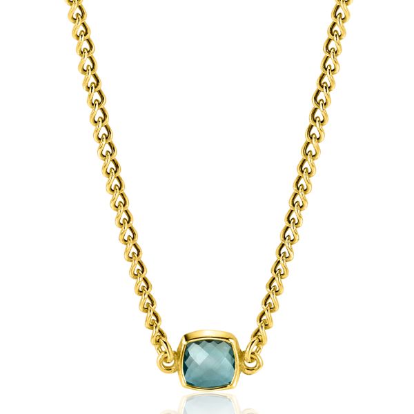Zinzi Necklace Gold Plated Zic2417 G