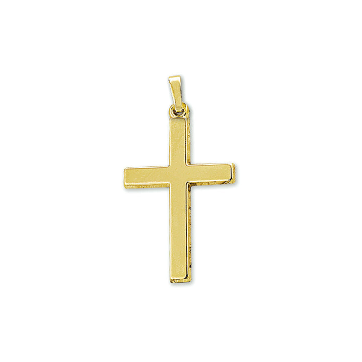 pendant cross 14K yellow gold