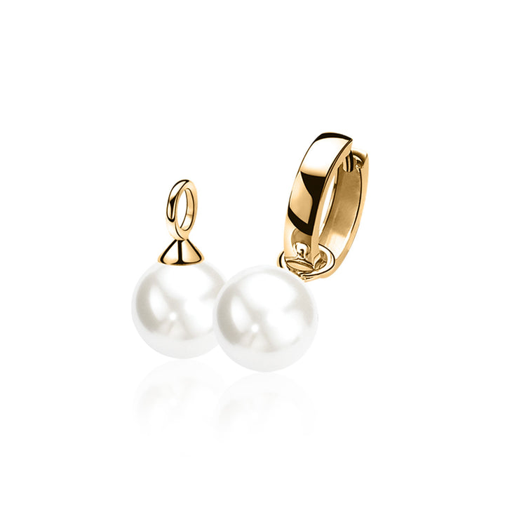 Zinzi Earrings Silver Zich266 W