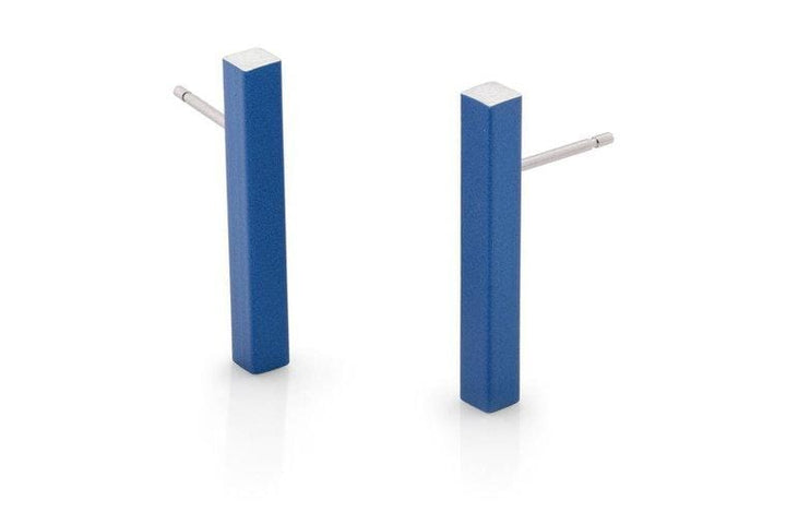 Stud Earrings Blue O26B
