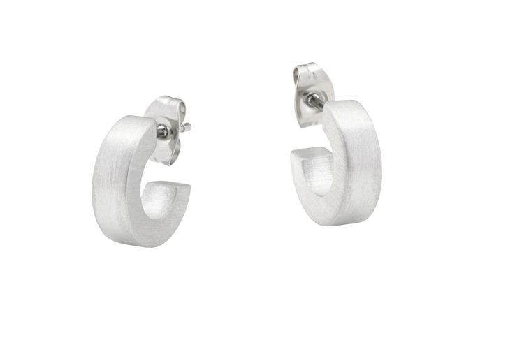 Stud earring Small hoop O31