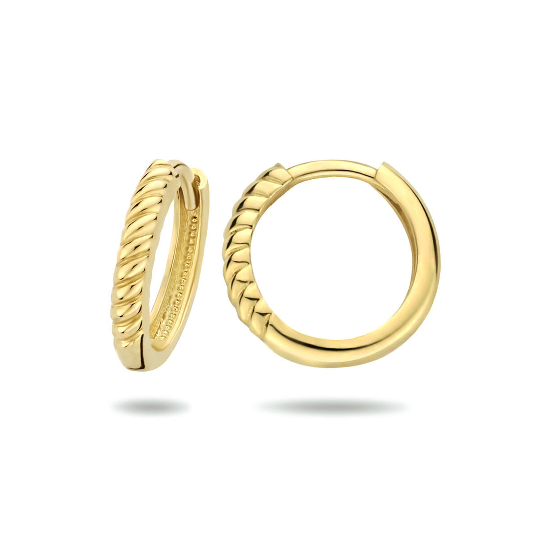 drop earrings 14K yellow gold