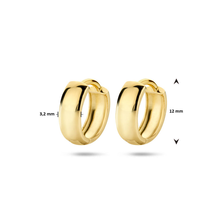 drop earrings 14K yellow gold