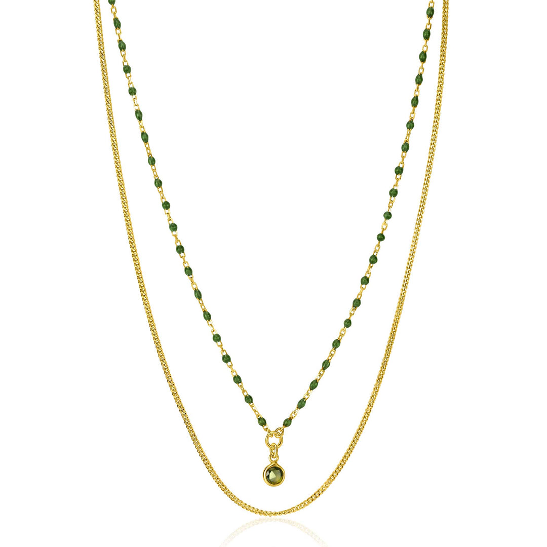 Zinzi Necklace Gold Plated Zic2528 G