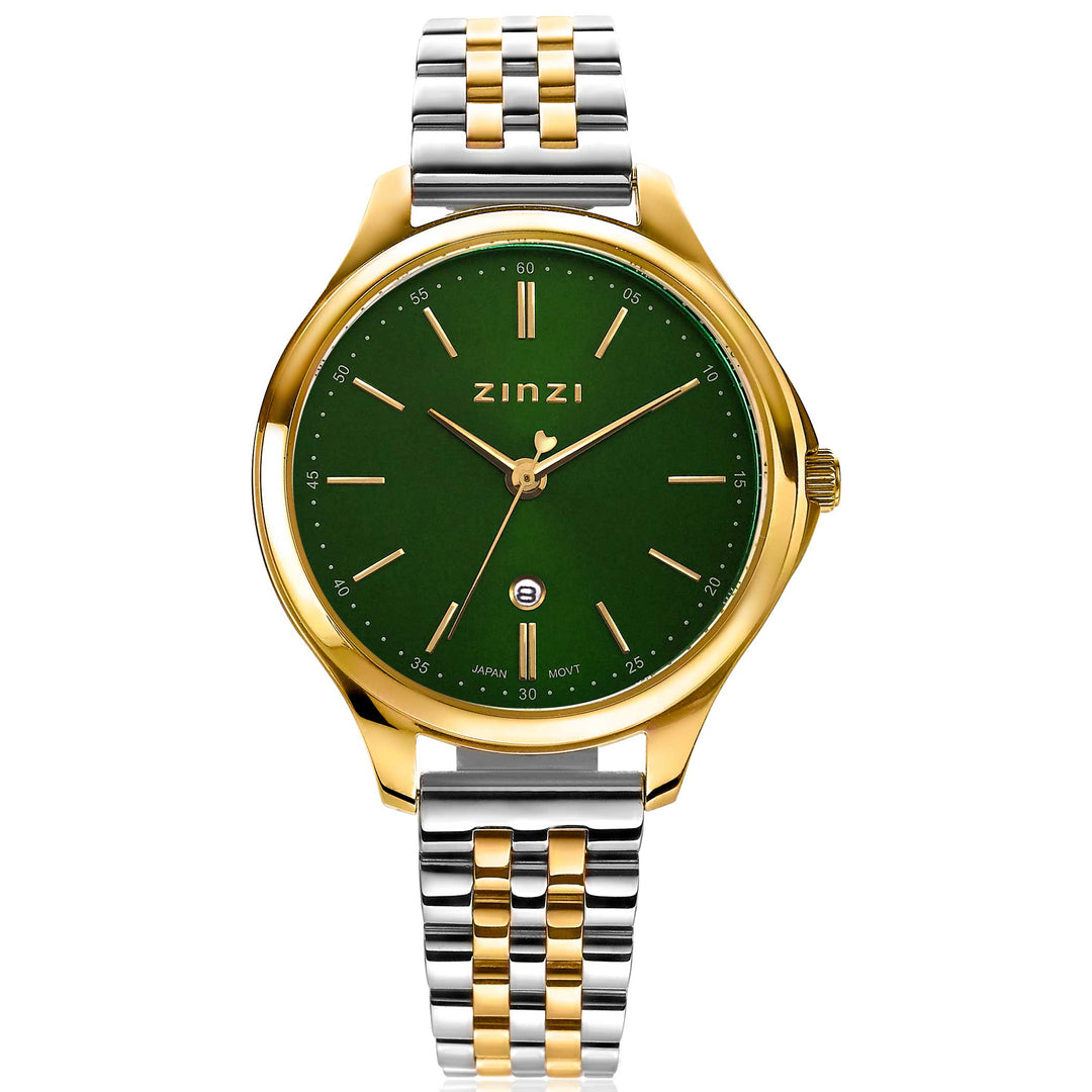 Zinzi Goudkleurig Horloge Gold Plated Ziw1035